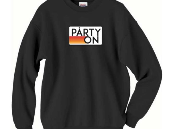 tbpp party on sweatshirt
