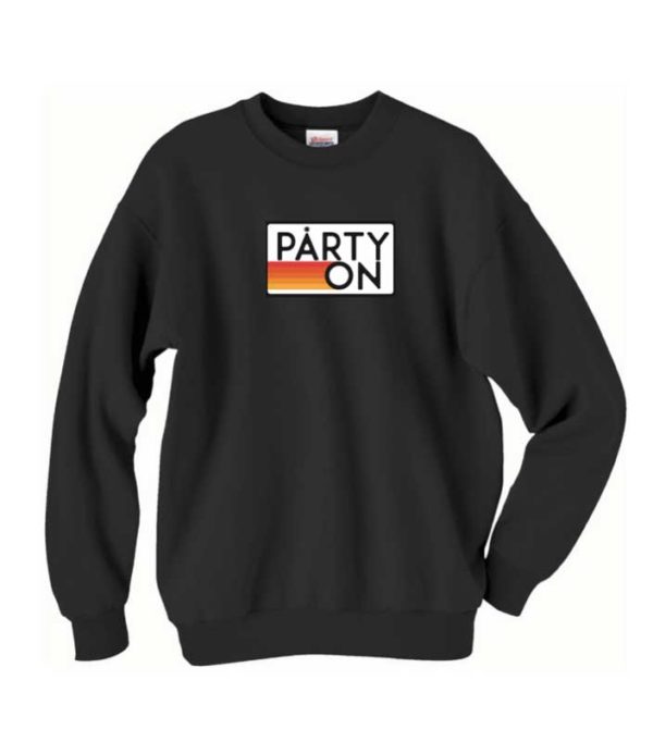 tbpp party on sweatshirt